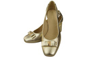 Shoes Women's pumps in Natural Leather with Decorative Heel 199 ElitaBut