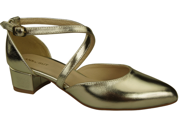 Women’s Leather Sandals  with Straps Low Heel 223 ElitaBut
