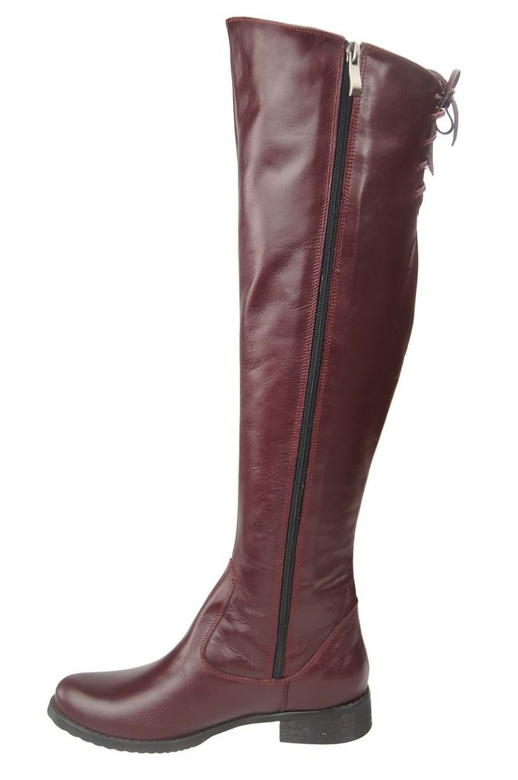 Shoes Boots Women Boots Over the knee boots Over the knee Natural Leather 121 ElitaBut
