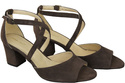 Women's shoes Sandals natural leather Suede 111 ElitaBut