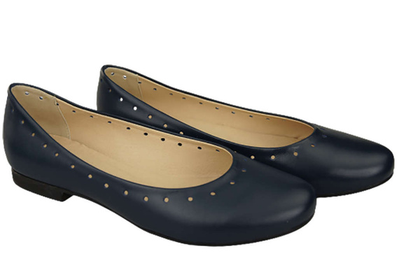 Women's Shoes Comfortable Ballerinas Natural Leather 162 ElitaBut