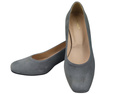 Comfortable Women's Shoes Pumps with Decorative Heel Natural Suede Leather 219 From ElitaBut