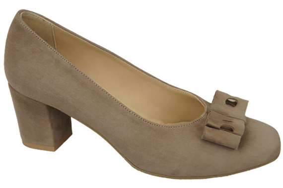 Women's shoes Pumps Natural leather suede 163 ElitaBut