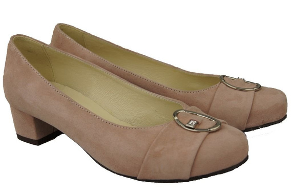 Women's Shoes Pumps Natural Leather Suede 135 ElitaBut