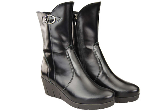 Shoes Women's Wedge Boots Natural leather 178 ElitaBut