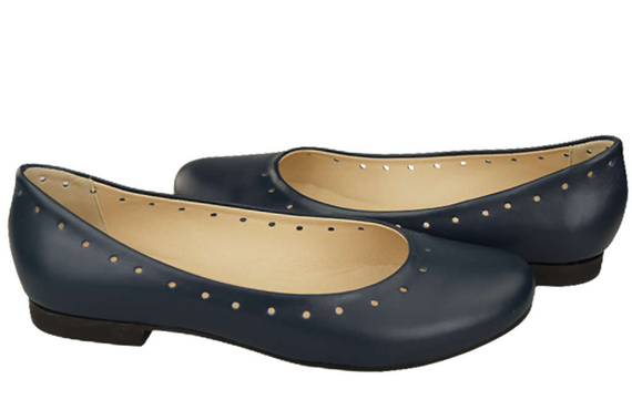 Women's Shoes Comfortable Ballerinas Natural Leather 162 ElitaBut