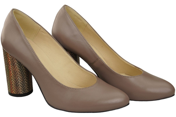 Women's shoes Pumps Natural leather 194 ElitaBut