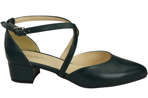 Women’s Leather Sandals with Straps Low Heel 223 ElitaBut