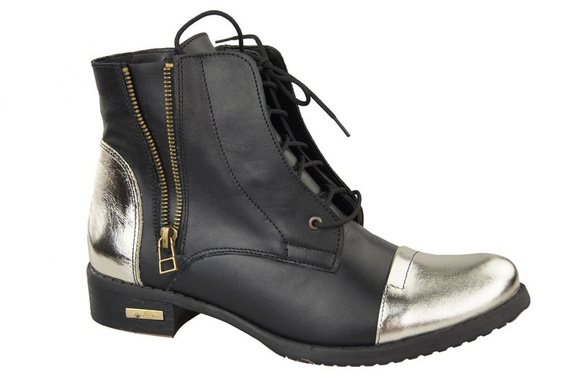 Shoes Women's boots Winter natural leather Golden 820 Z ElitaBut