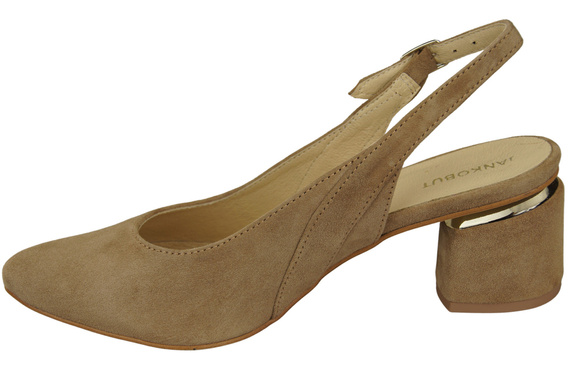 Women's Sandals in Natural Suede Leather - Elegance and Comfort 196 Z ElitaBut
