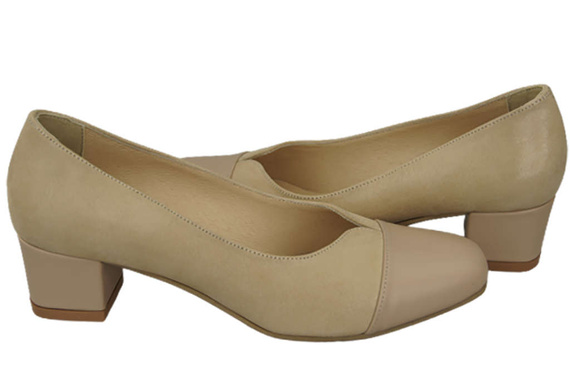 Women's shoes Pumps Natural leather 164 ElitaBut