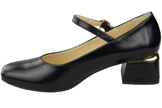 Women's shoes Pumps with a strap, natural leather 202 ElitaBut