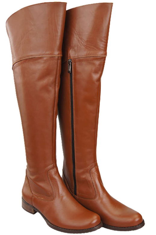Shoes Boots Women Boots Over-the-knee boots Over-the-knee natural leather 638 ElitaBut