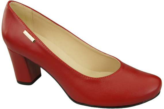 Footwear Classic Women's Natural Leather Almond Nose Dugout 201 ElitaBut