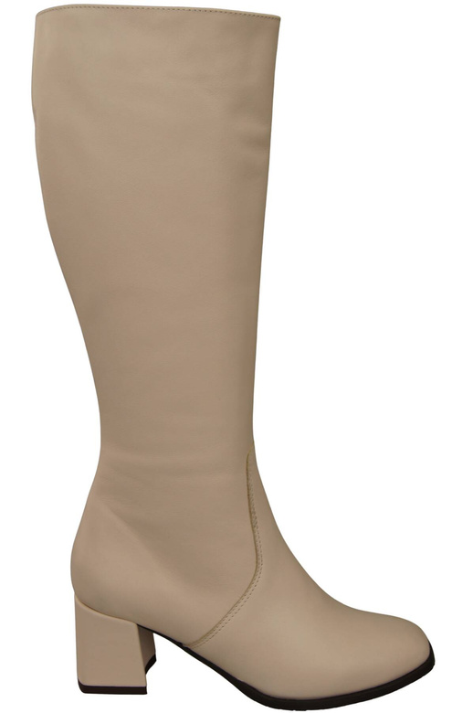 Comfortable Footwear Women's Boots Low Heel Natural Leather 212 ElitaBut