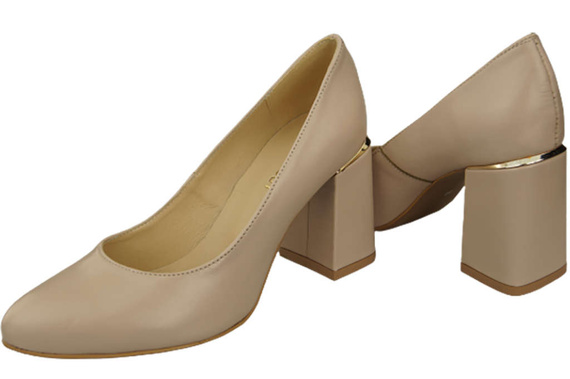 Women's shoes Pumps Natural leather 179 ElitaBut