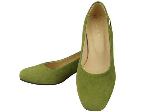 Comfortable Women's Shoes Pumps Natural Suede Leather 172 Z ElitaBut