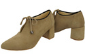 Women's shoes Low shoes Natural leather velor 183 ElitaBut