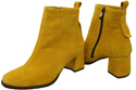 Women’s ankle boots in genuine suede leather, stable block heel, with zipper – 224 ElitaBut