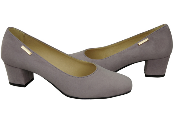 Comfortable Women's Shoes Pumps Natural Suede Leather 172 Z ElitaBut