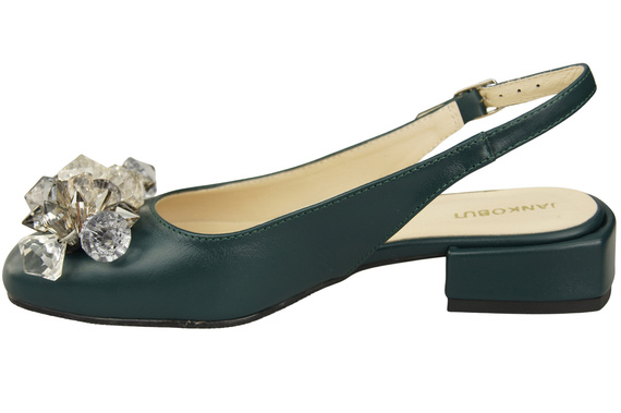 Women's Shoes Sandals with Crystals Natural Leather 215 ElitaBut