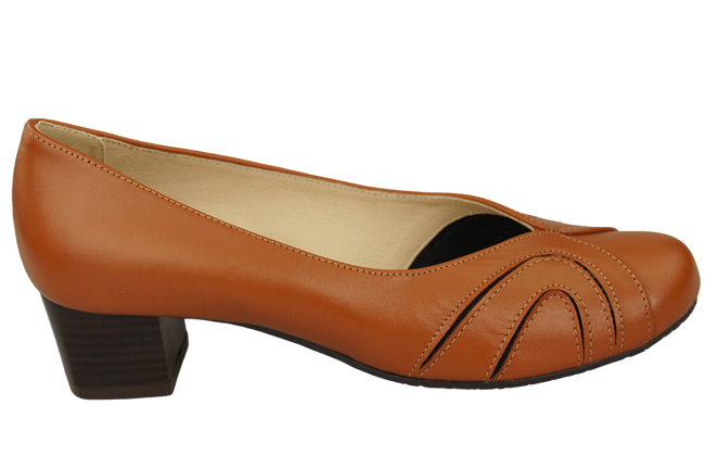 Women's shoes Pumps natural leather 786 ElitaBut