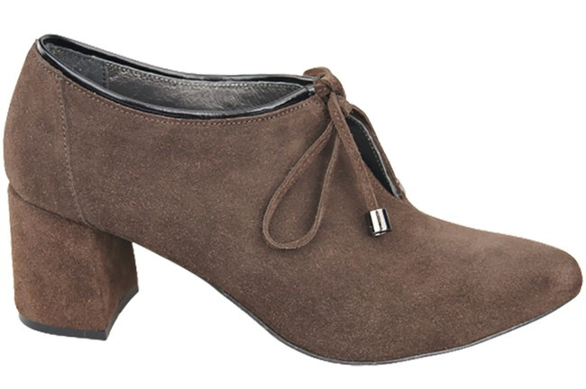 Women's shoes Low shoes Natural leather velor 183 ElitaBut