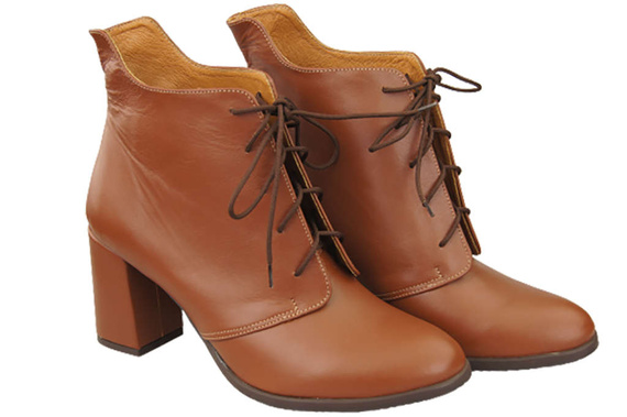 Shoes Boots for women Lace-up Winter natural leather 174 Z ElitaBut