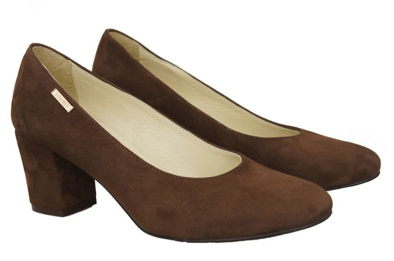 Women's Shoes Pumps Natural Leather Suede 125 ElitaBut