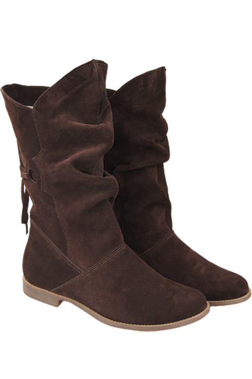 Shoes Women's boots Winter natural leather velor 999 Z ElitaBut