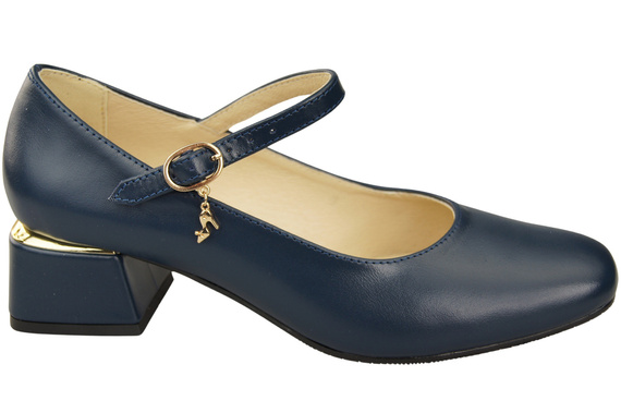 Women's shoes Pumps with a strap, natural leather 202 ElitaBut