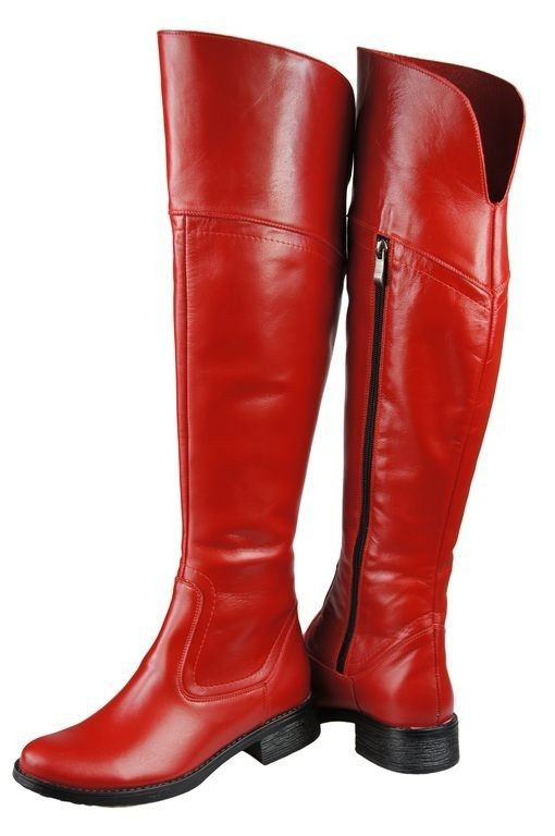 Shoes Boots Women Boots Over-the-knee boots Over-the-knee natural leather 638 ElitaBut