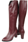 Stylish Footwear Women's Boots On A Heel Natural Leather 211 ElitaBut