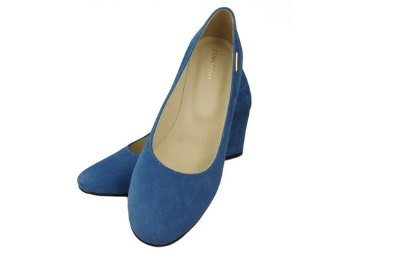Women's Shoes Pumps Natural Leather Suede 125 ElitaBut