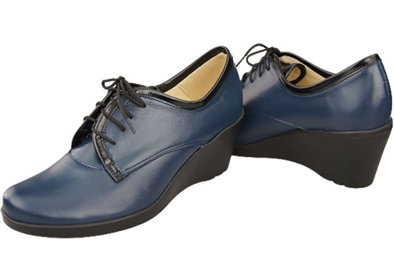 Shoes Women's Brogues On Wedge Natural leather 181 ElitaBut