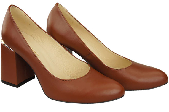 Women's shoes Pumps Natural leather 179 ElitaBut