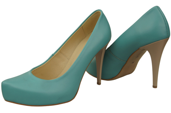 Women's shoes Pumps High heels natural leather 205 ElitaBut