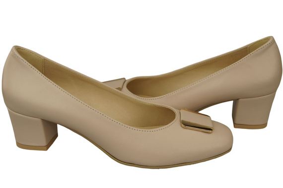 Women's shoes Pumps Natural leather 187 ElitaBut