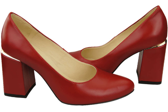 Women's shoes Pumps Natural leather 179 ElitaBut