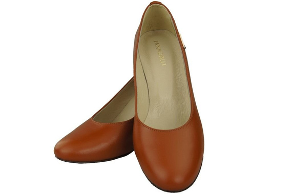 Women's Shoes Pumps Natural Grain Leather 125 ElitaBut