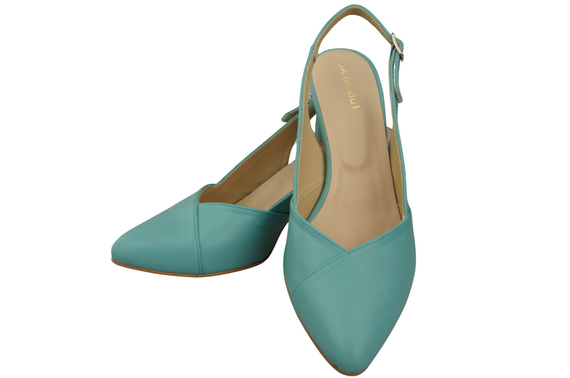 Women's Shoes High Heel Sandals Natural Leather 217 ElitaBut