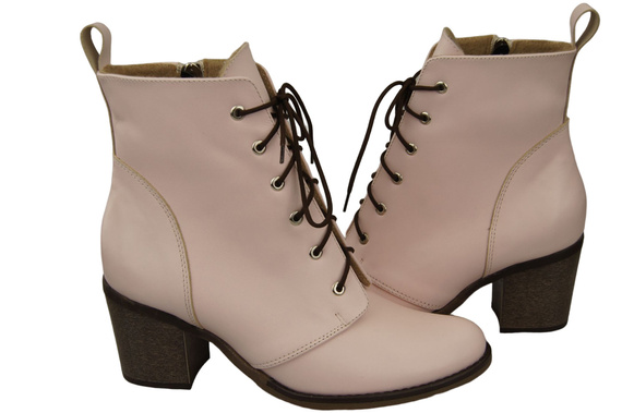 Shoes Boots for women Lace-up Winter natural leather 188 Z ElitaBut