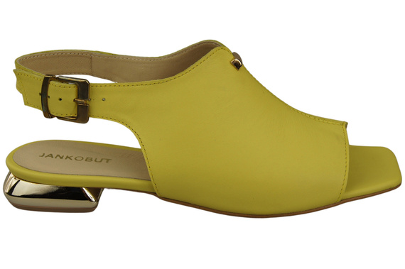 Comfortable Women's Shoes Sandals Flat Gold Heel Natural Leather 207 ElitaBut