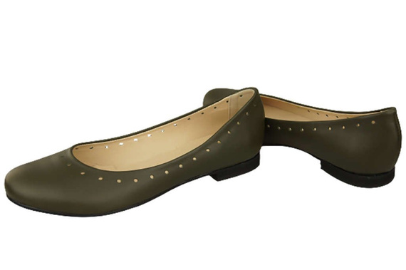 Women's Shoes Comfortable Ballerinas Natural Leather 162 ElitaBut