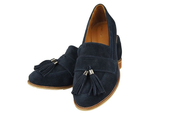 Shoes Women's loafers Natural Leather Velor 134 ElitaBut