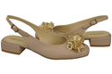 Women's Shoes Sandals with Crystals Natural Leather 215 ElitaBut
