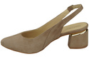 Women's Sandals in Natural Suede Leather - Elegance and Comfort 196 Z ElitaBut