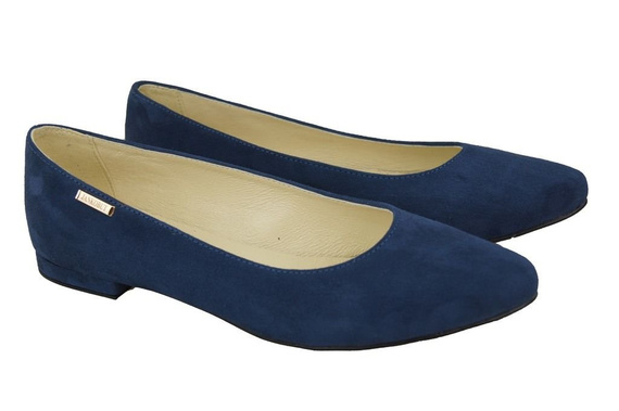 Women's shoes Ballerinas natural leather Suede 131 ElitaBut