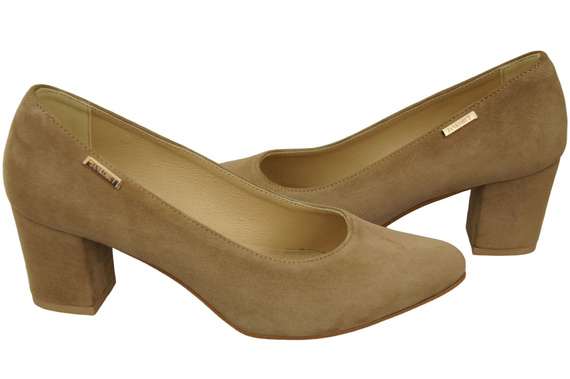 Women's Shoes Pumps Natural Leather Suede 106 ElitaBut