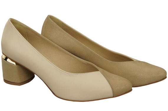 Women's shoes Pumps Natural leather 191 ElitaBut